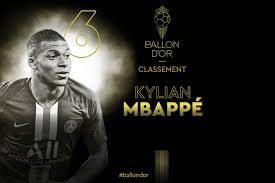 Image result for mbappe classement ballon d'or 2019